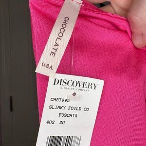 Discovery Fuchsia Slinky Dress